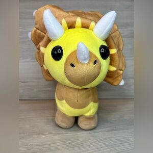 Cute 11" Tall Adopt Me! Triceratops Dinosaur Plush Virtual W Code 2024